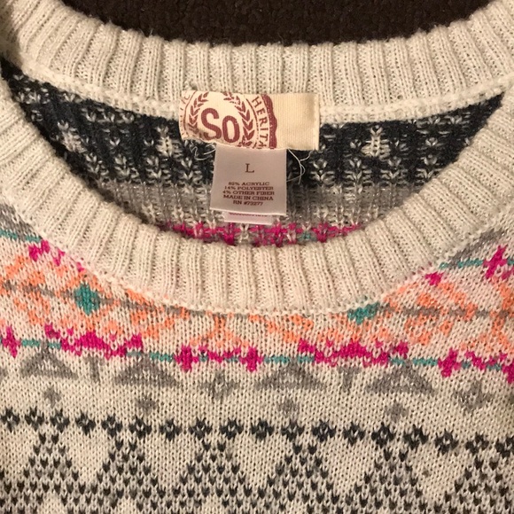 Patterned sweater - Picture 2 of 2